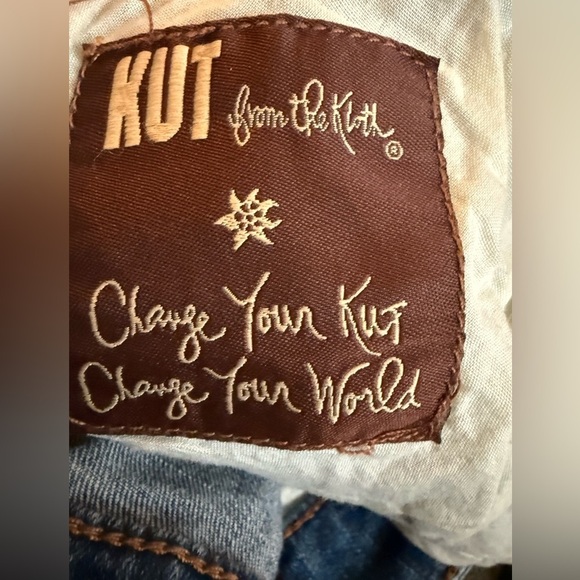 KUT FOR THE KLOTH KATHY ANKLE STRAIGHT LEG STYLE KP0594GB5R SIZE 24W FADED WASH - Picture 10 of 12